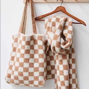 NEW FREE PEOPLE CARRY ON CHECKER SET